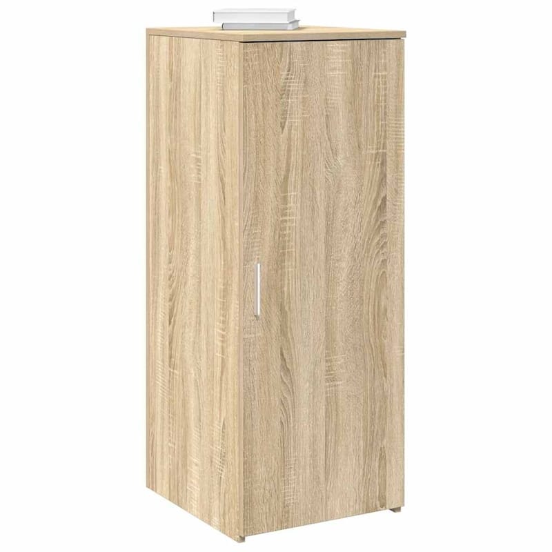 vidaXL Storage Cabinet Sonoma oak Engineered wood Compact - 17.7 x 15.7 x 40.7 in