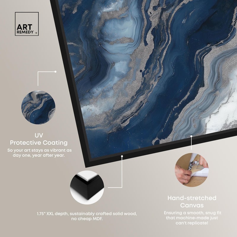 Deep Sea Geode I Canvas by Art Remedy