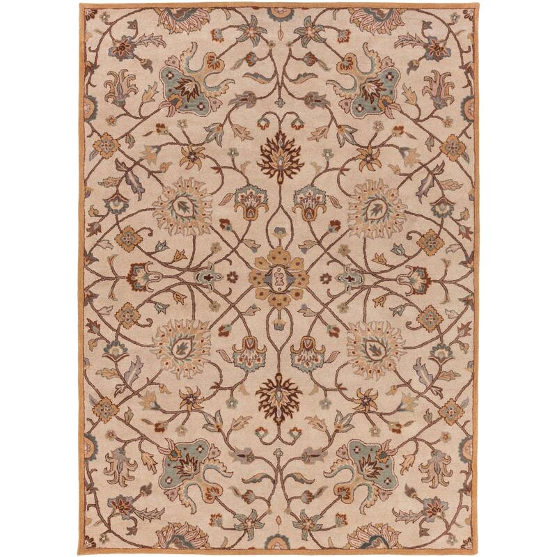 Hand-tufted Trey Traditional Wool Area Rug