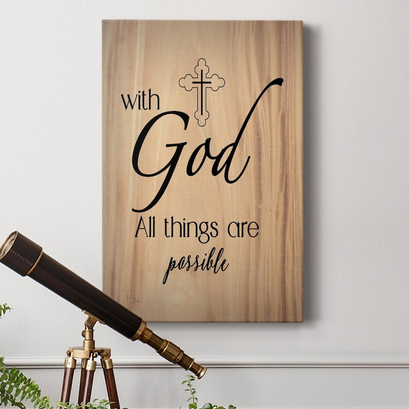 All Things Possible Premium Gallery Wrapped Canvas - Ready to Hang