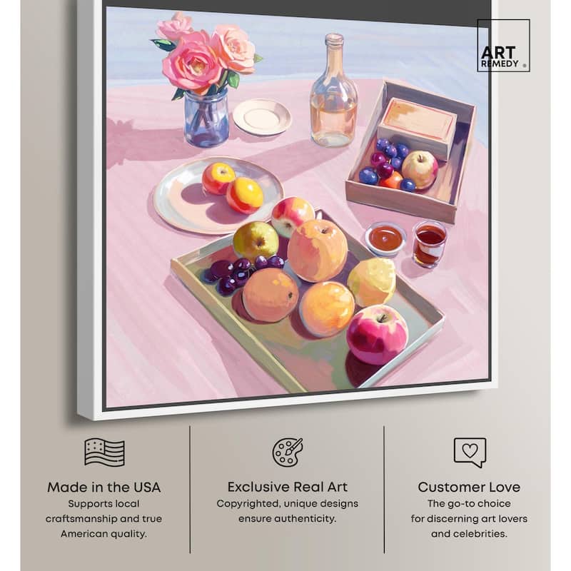 Fresh Fruits Canvas by Art Remedy