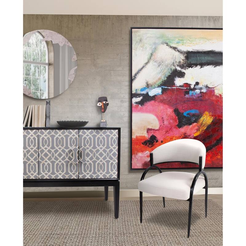 Universal Flow Mirror with Marble - 23.5H X 23.5W X 3/4D