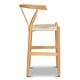 preview thumbnail 34 of 38, Poly & Bark Weave 23.5" Seat Height Counter Stool - Solid Wood with Woven Seat