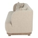 preview thumbnail 9 of 14, Furniture of America Solace Modern 3-Piece Light Brown Solid Wood Sofa Set with Accent Pillows