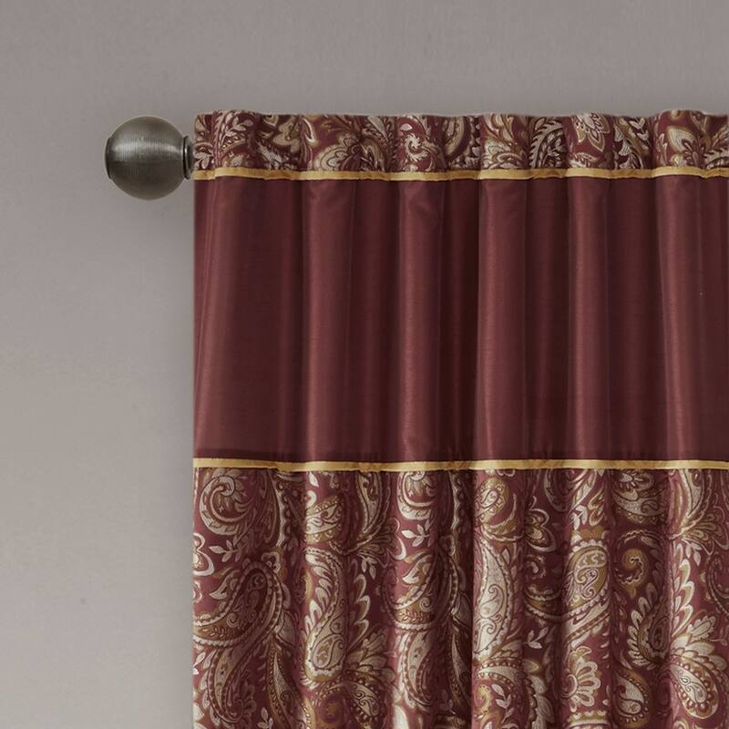 Jacquard Curtain Panel Pair(2 Pcs Window Panels)