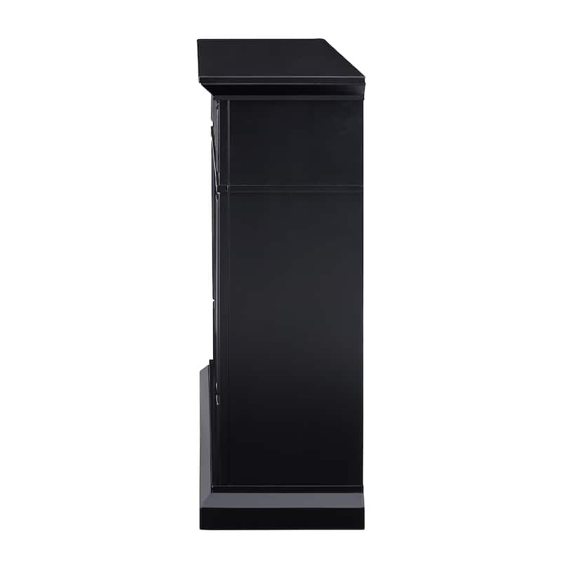 SEI Furniture Dre Marble Electric Fireplace