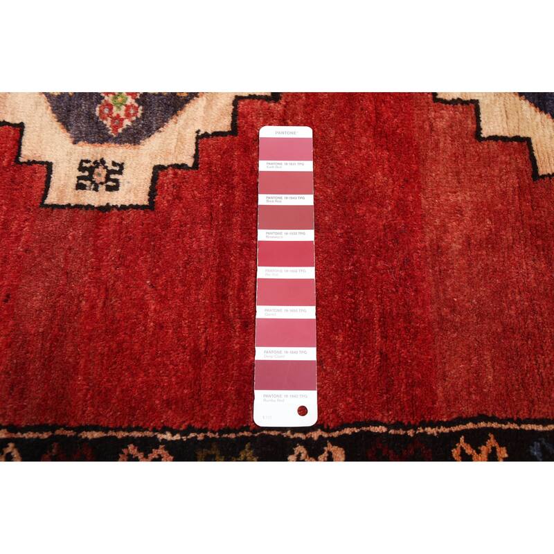 ECARPETGALLERY Hand-knotted Konya Anatolian Red Wool Rug - 3'8 x 9'2