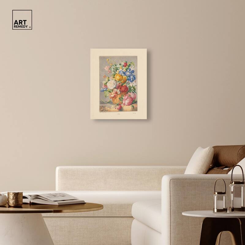 Bloemenstilleven 1777 Canvas by Art Remedy, Gallery Wrapped