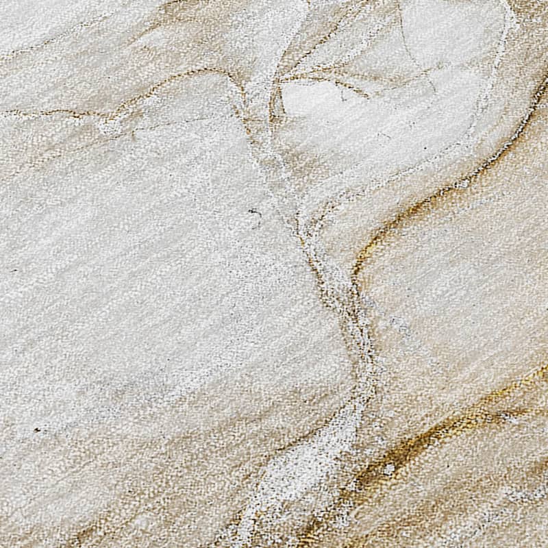 Machine Washable Indoor/ Outdoor Marble Chantille Rug