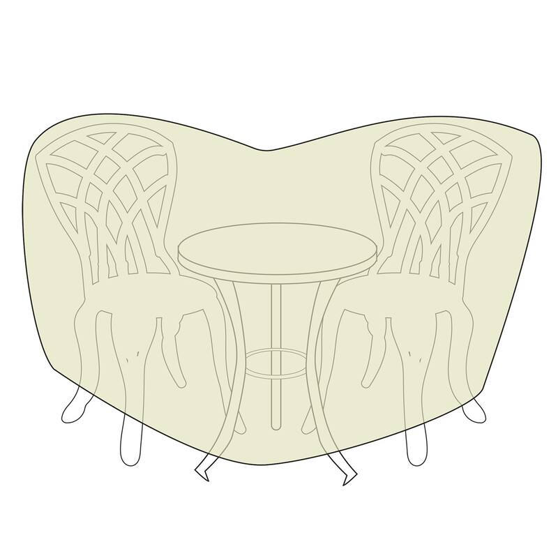 Two Dogs Large Bistro Set Cover 74" x 44"