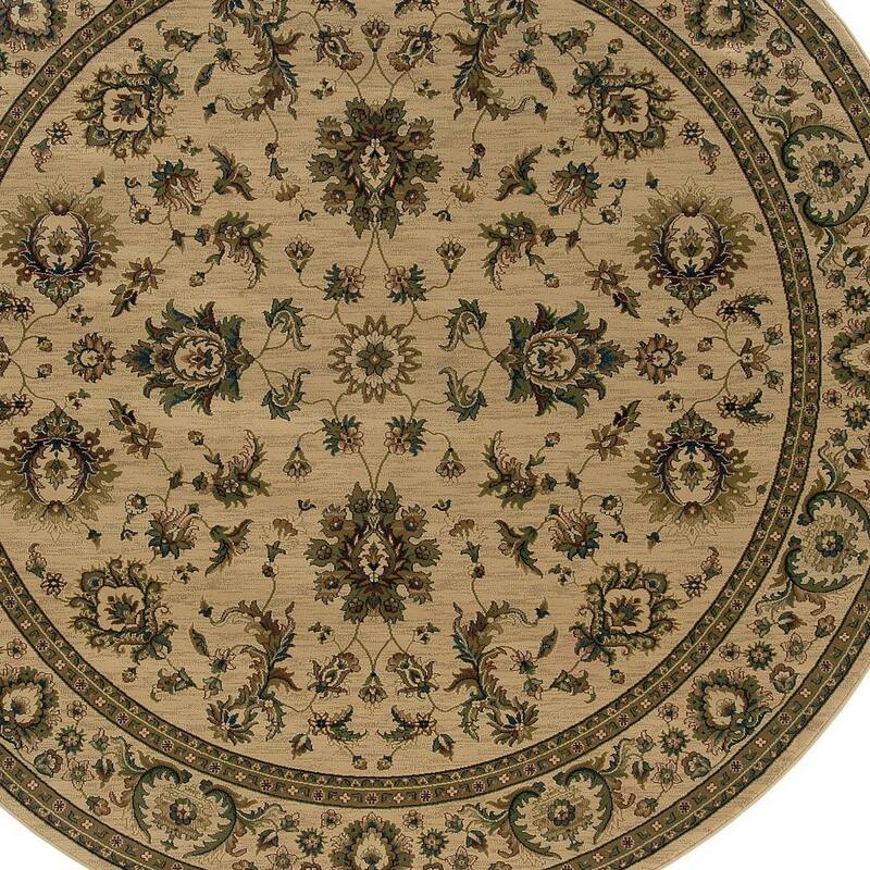 HomeRoots Oriental Traditional Square Area Rug