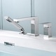 preview thumbnail 15 of 22, Luxier RTF17-T Deck Mounted Roman Tub Faucet with Hand Shower Chrome