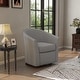 preview thumbnail 31 of 92, Modern Upholstered Swivel Barrel Chair Living Room Accent Chair