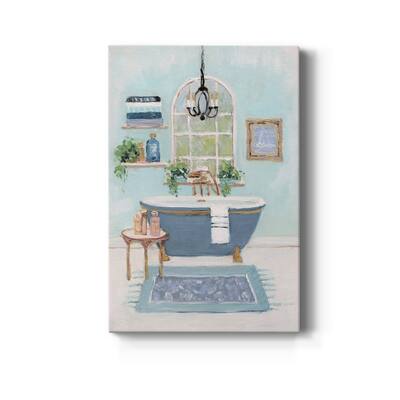 Blue Bath I Premium Gallery Wrapped Canvas - Ready to Hang