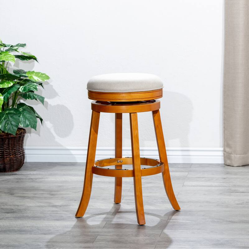 DTY Indoor Living Creede Backless Swivel Stool