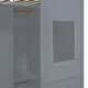 preview thumbnail 22 of 30, Elegant Design Full Size House Loft Bed with Ladder & Wardrobe
