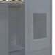 preview thumbnail 9 of 18, Full Size Wood House Loft Bed with Ladder and Wardrobe, Grey