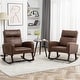preview thumbnail 3 of 83, HOMYKA 28" Wide Rocking Chair for Nursery with Solid Wood Leg Set of 2 Coffee