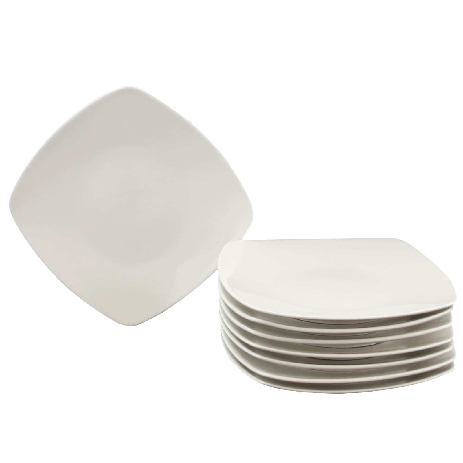 Gibson Zen Buffetware 8 Piece Dessert Plate