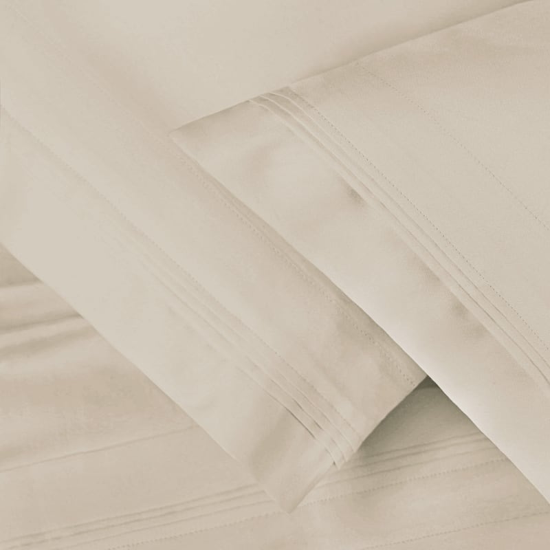 Superior Egyptian Cotton 1500 Thread Count Pillowcase - (Set of 2) - King - Ivory