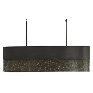 Capital Lighting Sana 5 Light 43" Wide Billiard Chandelier - Grey Iron ...