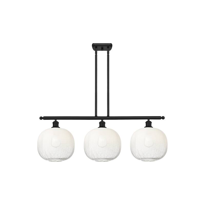 Innovations Lighting Endless Possibilities Ballston - Brookhaven Sphere - 3 Light 37" Stem Hung Island Light