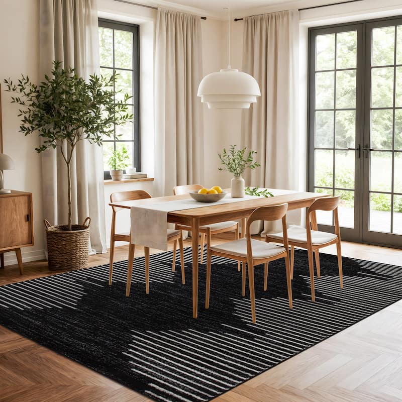 Bohemian Stripe Area Rug