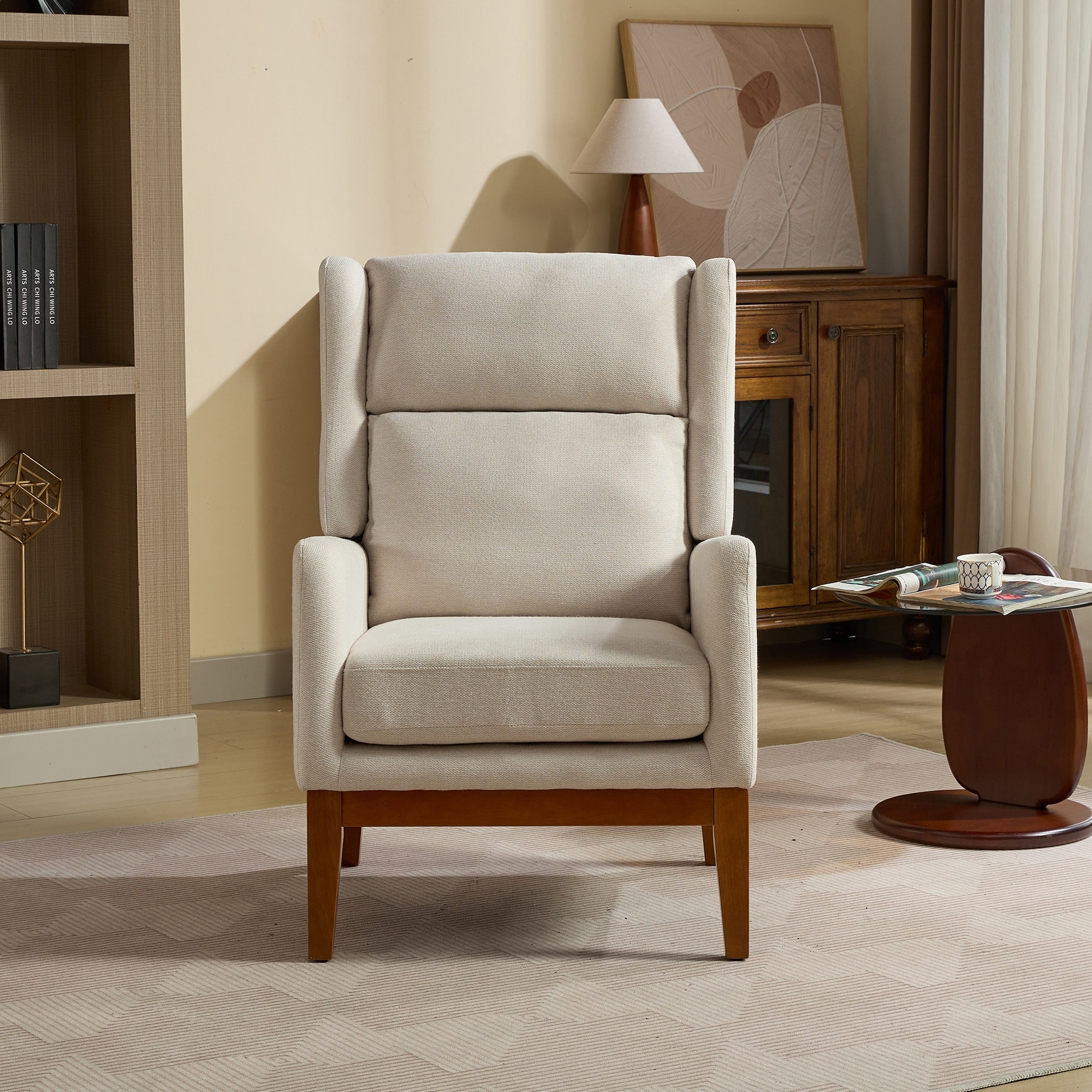 Upholstered Armchair Club Chair Single Sofa for Living Room,Bedroom,Reading Room,Office