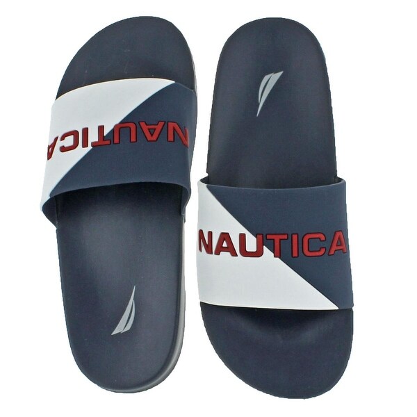 Nautica Mens Stono Slide Sandals Summer 