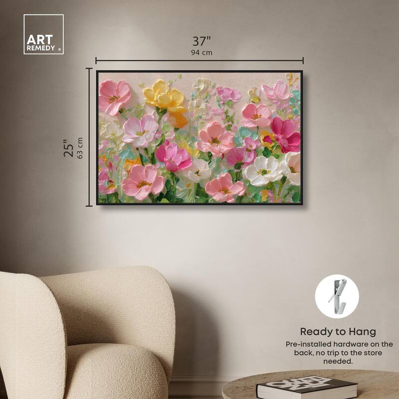 Expressed in Petals I Canvas by Art Remedy