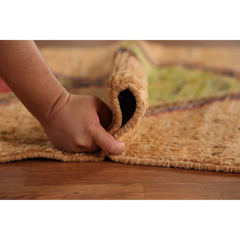 Moroccan Oriental Runner Rug Hand-Knotted Wool Carpet - 3'2" x 12'8"
