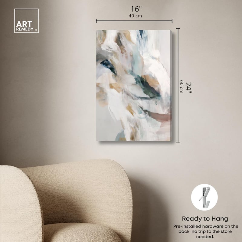 Whispering Colors II Canvas by Art Remedy, Gallery Wrapped