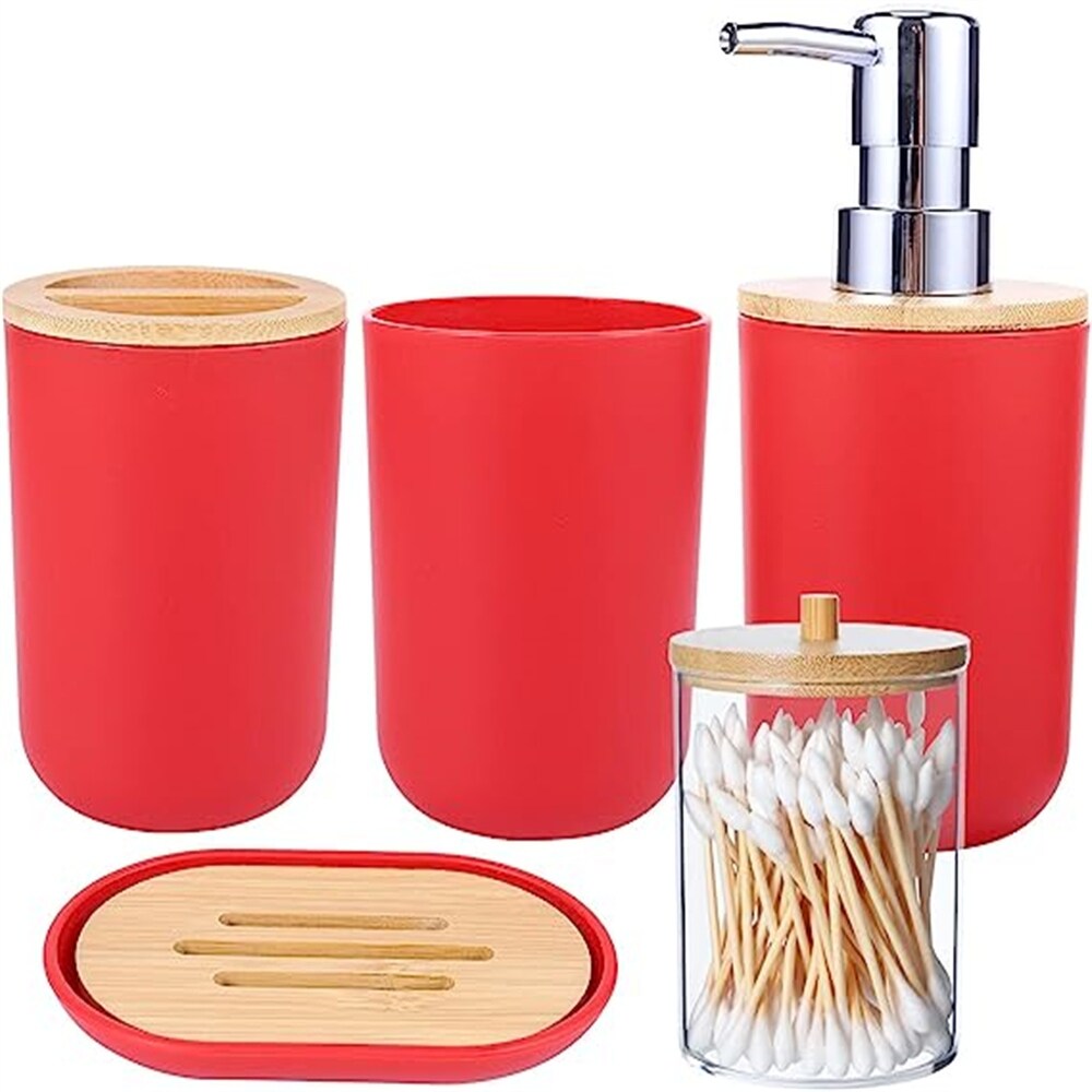 Red Bathroom Accessory Sets Bed Bath Beyond
