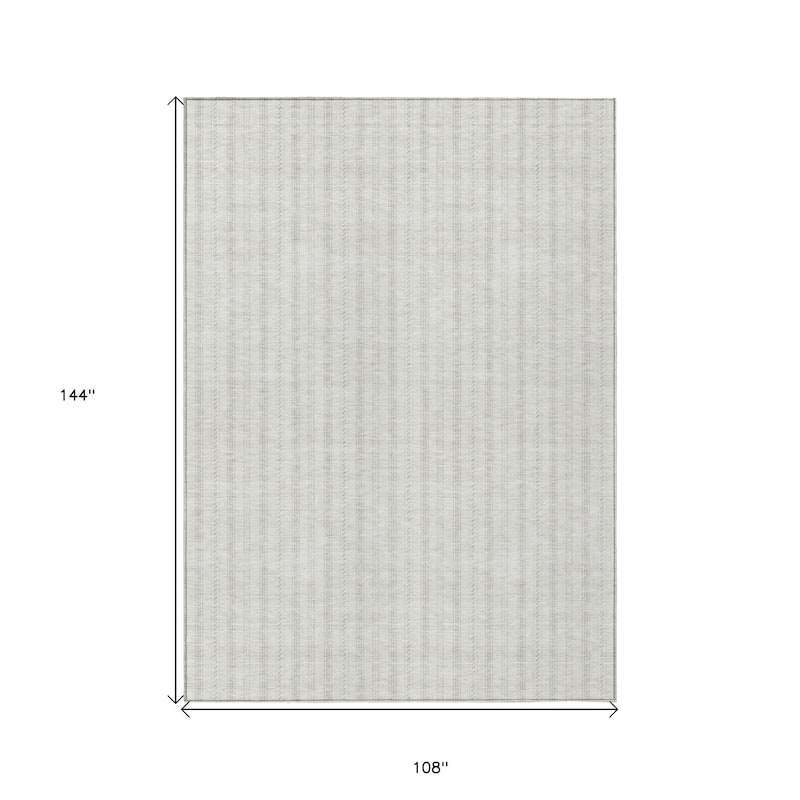 HomeRoots Striped Transitional Rectangle Outdoor Rug