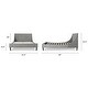 preview thumbnail 91 of 193, Aspen Upholstered Channel Tufted Platform Bed