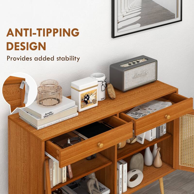 Kitchen Sideboard with Adjustable Shelf