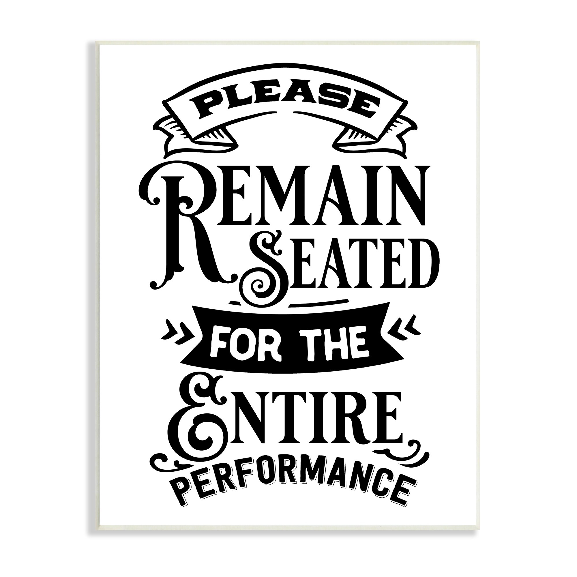 Stupell Please Remain Seated Humorous Vintage Bathroom-image