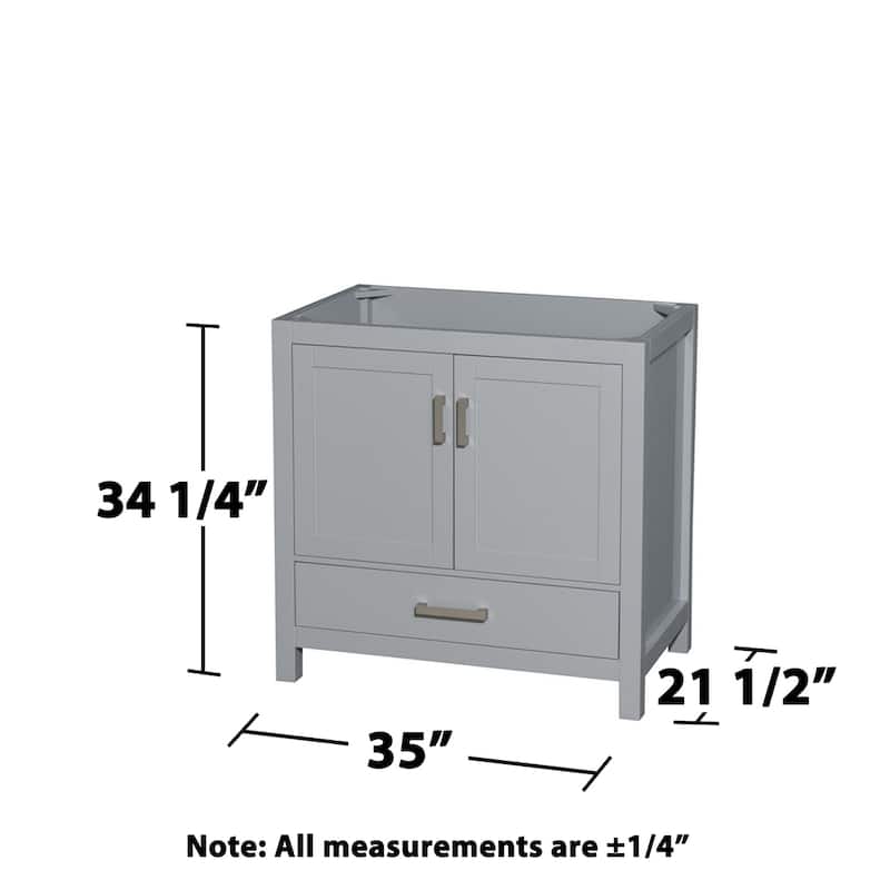 Wyndham Collection WC-1414-36-SGL-UM-VAN Sheffield 35" Single