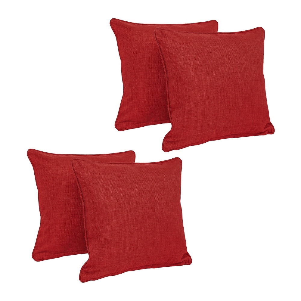 Blazing Needles 18-inch Accent Throw Pillows (Set of 4)