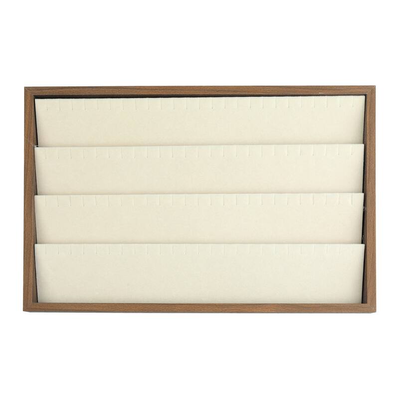 Velvet Jewelry Organizer Trays with Removable Dividers for Drawers, Girls' Jewelry Organizer Drawer Inserts Display Storage