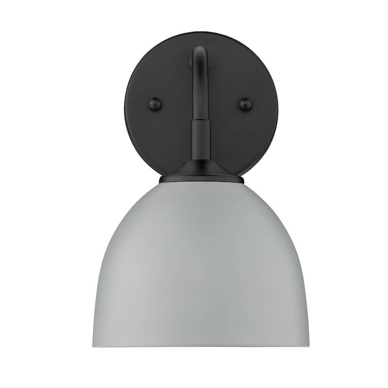 Golden Lighting 6956-1W MGY Zoey 10" Tall Wall Sconce