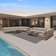 preview thumbnail 31 of 37, PURPLE LEAF Caesar L-Shaped Khaki Outdoor Couch with 9.6" Thick for Yard Porch Deck Patio Conversation Sets 13 Seats+2 Tables - L-shaped