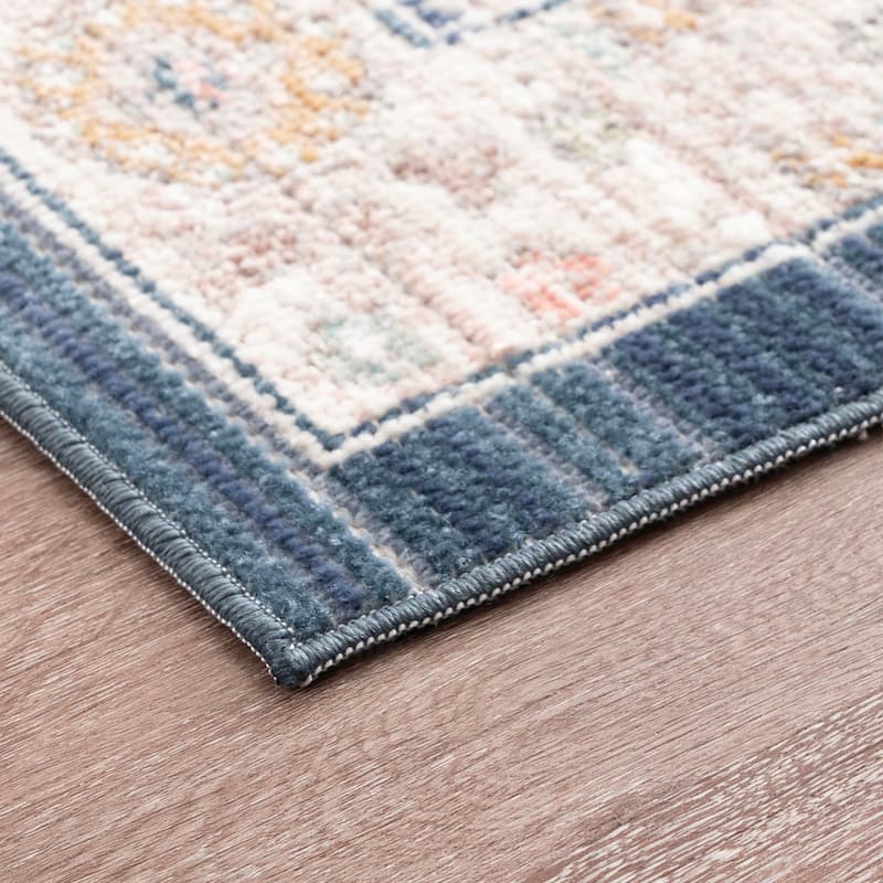 Crosswood Ellen Traditional Floral Indoor Polyester Area Rug