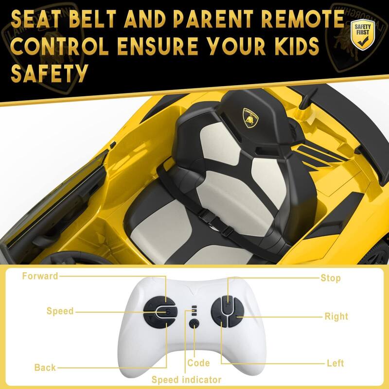 12v Ride on Car, Battery Powered Electric Car for Kids