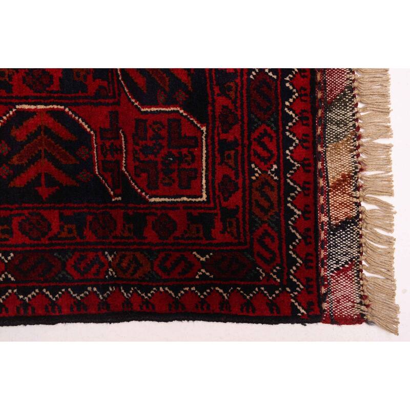 ECARPETGALLERY Hand-knotted Finest Khal Mohammadi Red Wool Rug - 5'1 x 6'8