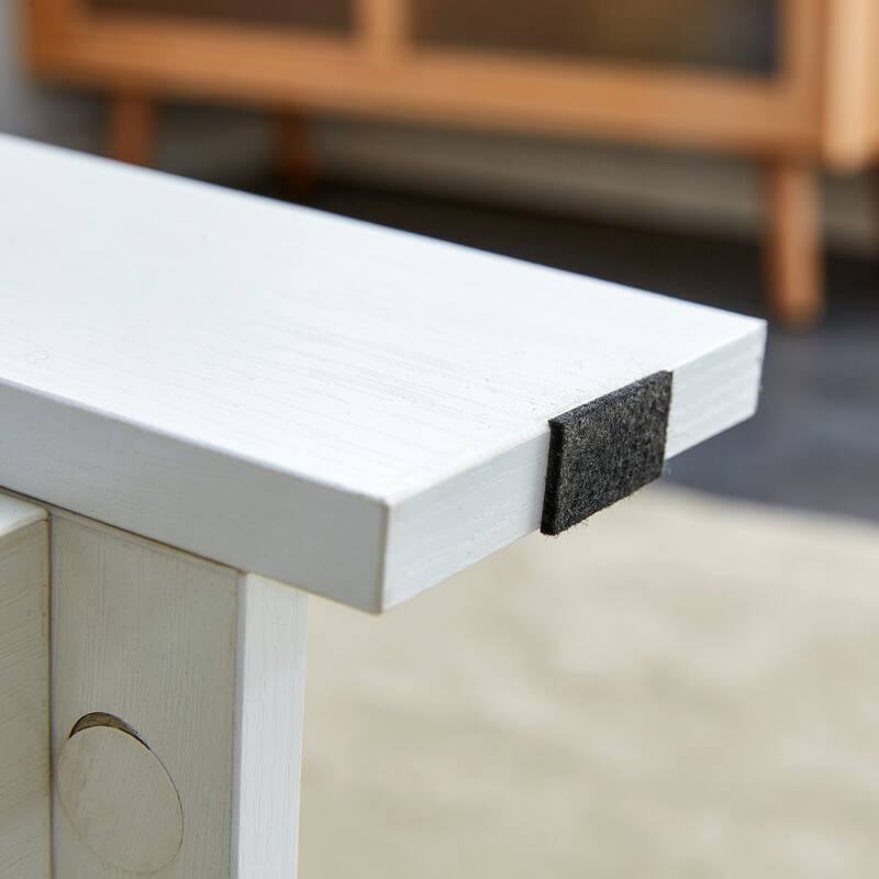 35.4" Modern Rectangular Coffee Table with Storage Shelf for Living Room, Bedroom and Study Room