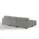 preview thumbnail 129 of 131, Oversized Chenille Modular Sectional Sofa Conversation Set with 2 Ottomans