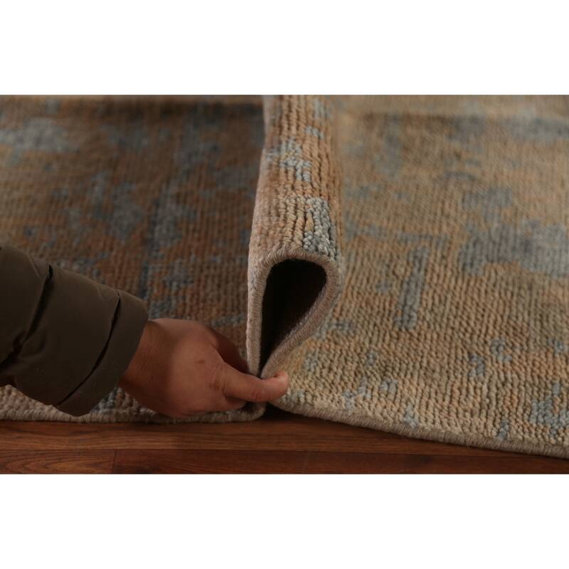 Heriz Serapi Indian Area Rug Handmade Wool Carpet - 7'9"x 10'0"