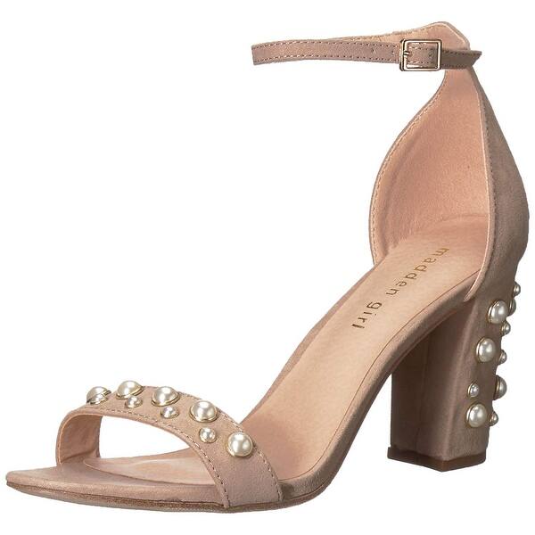 Shop Madden Girl Womens Bitsyy Suede Open Toe Casual Ankle Strap