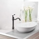 preview thumbnail 9 of 16, Vibrantbath 360° Swivel Bathroom Vessel Sink Faucet With Drain Included
